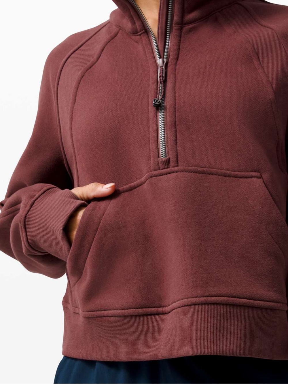 69. Lululemon Scuba Oversized 1/2 Zip Hoodie
Savannah Red XS-S - Picture 5 of 11